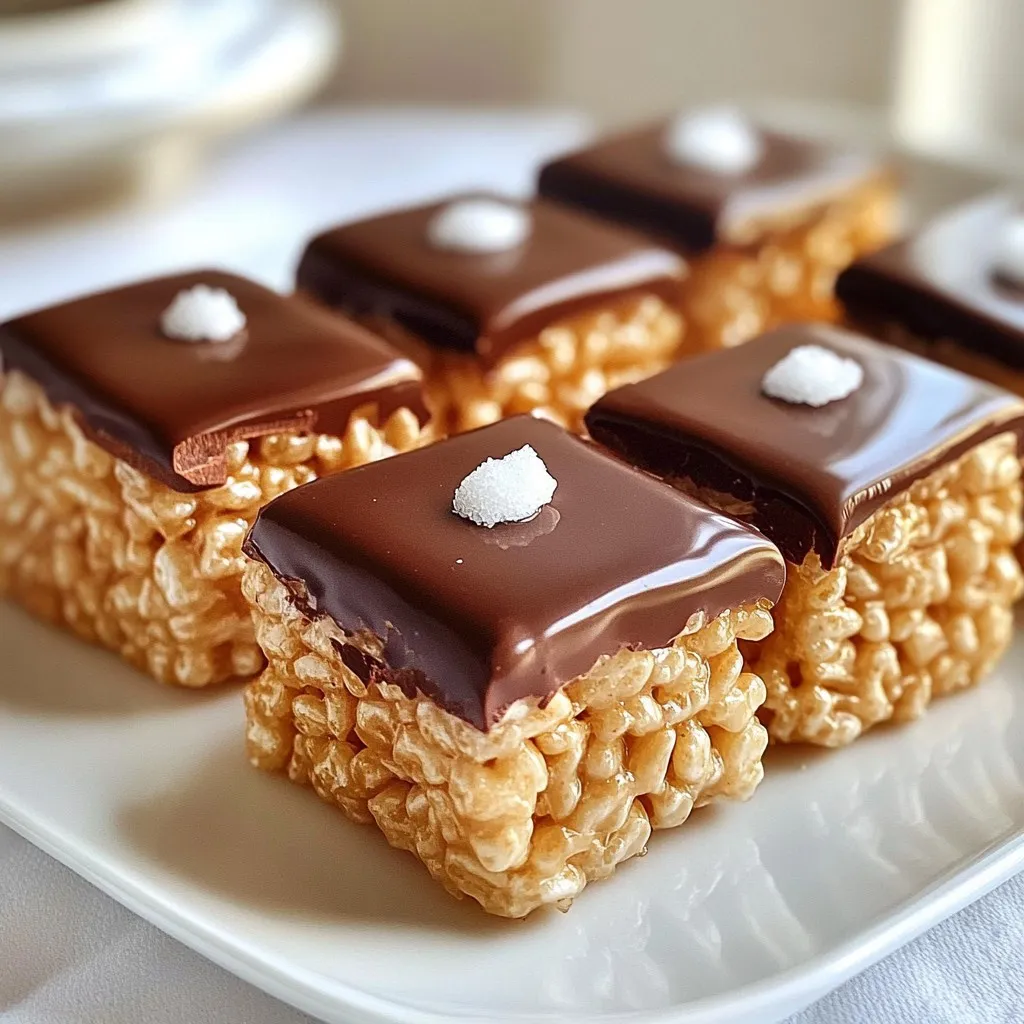 Chocolate Dipped Rice Krispie Treats Irresistible Snack