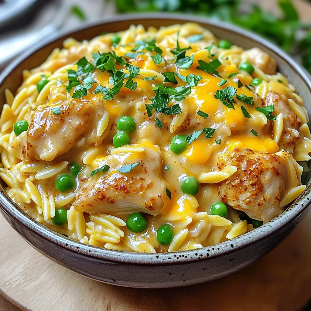 Creamy Cajun Chicken Orzo Satisfying and Simple Dish