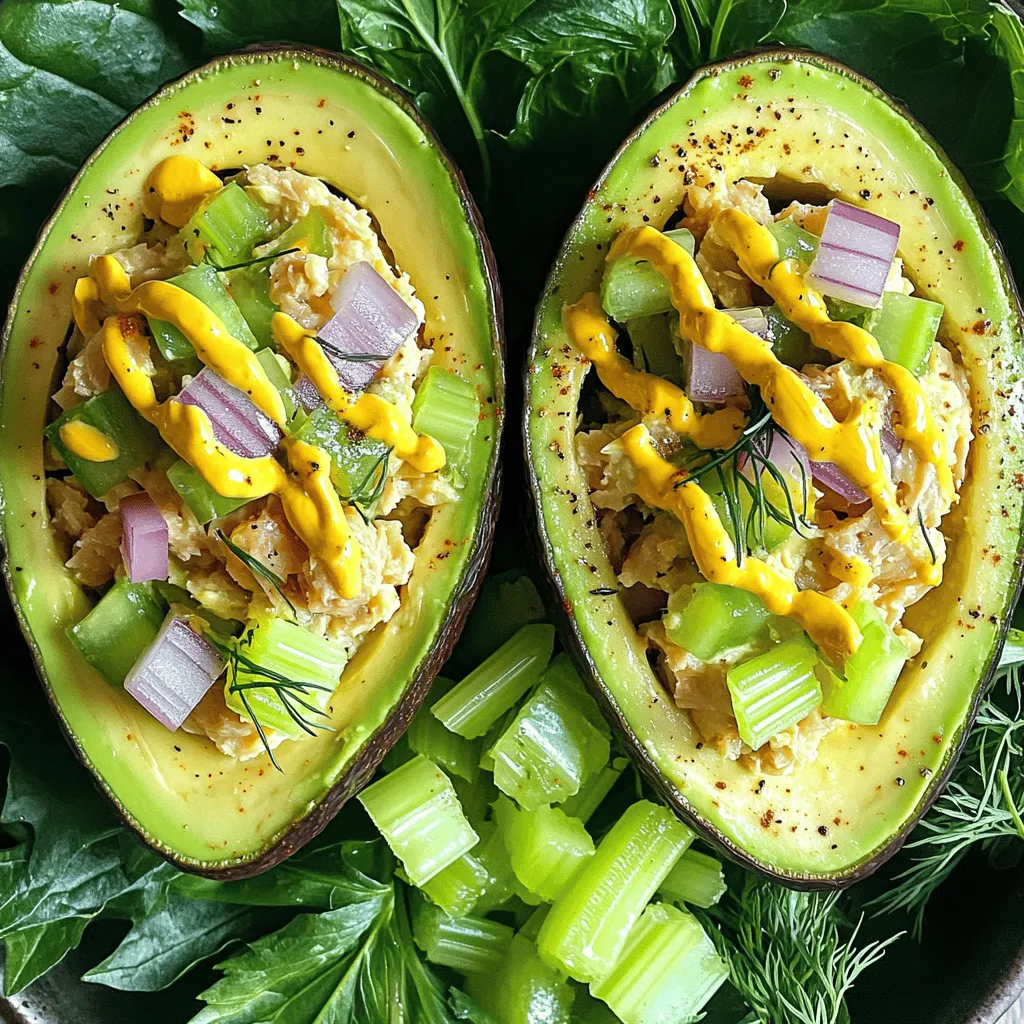Avocado Tuna Salad Quick and Healthy Meal Idea