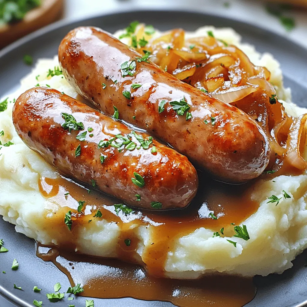 Simple Bangers and Mash Hearty and Easy Recipe