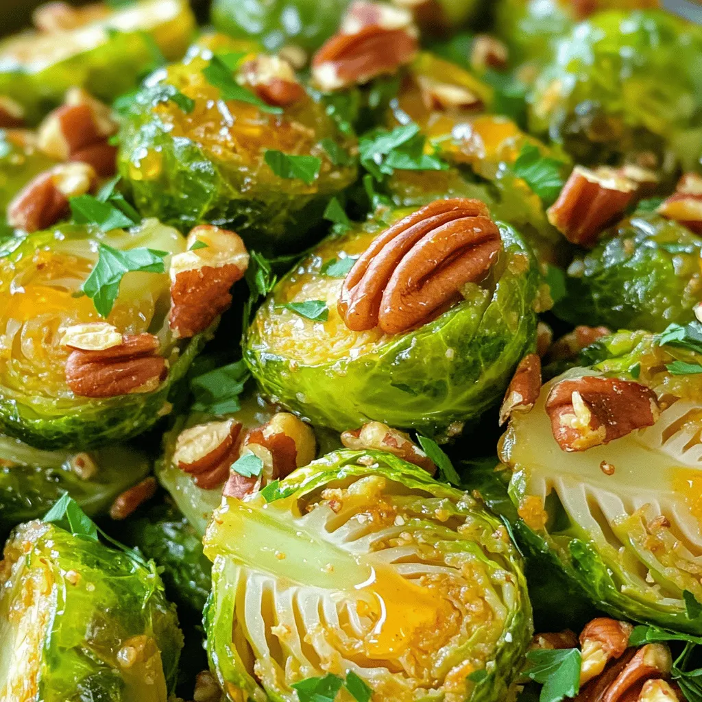 Honey Mustard Brussels Sprouts Flavorful Roasted Dish