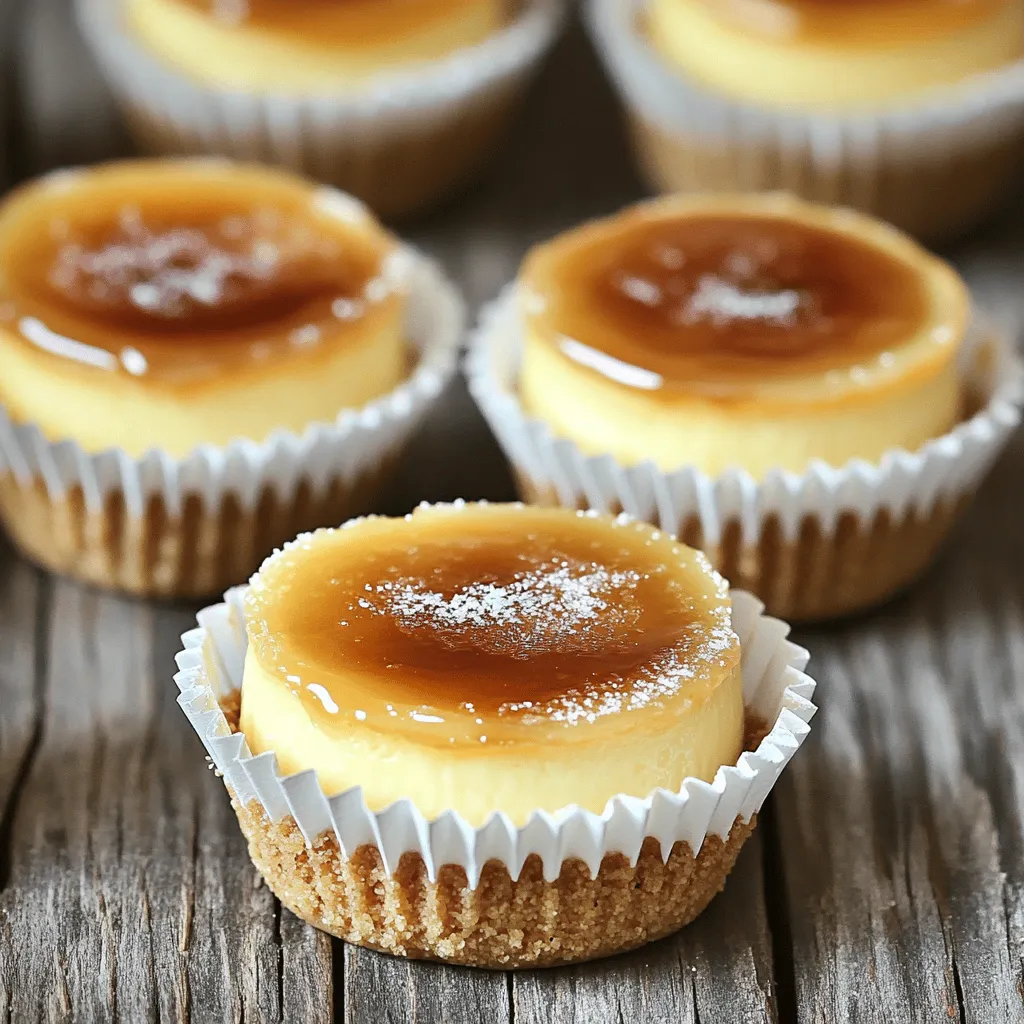 Mini Crème Brûlée Cheesecakes Delightful and Easy Treat