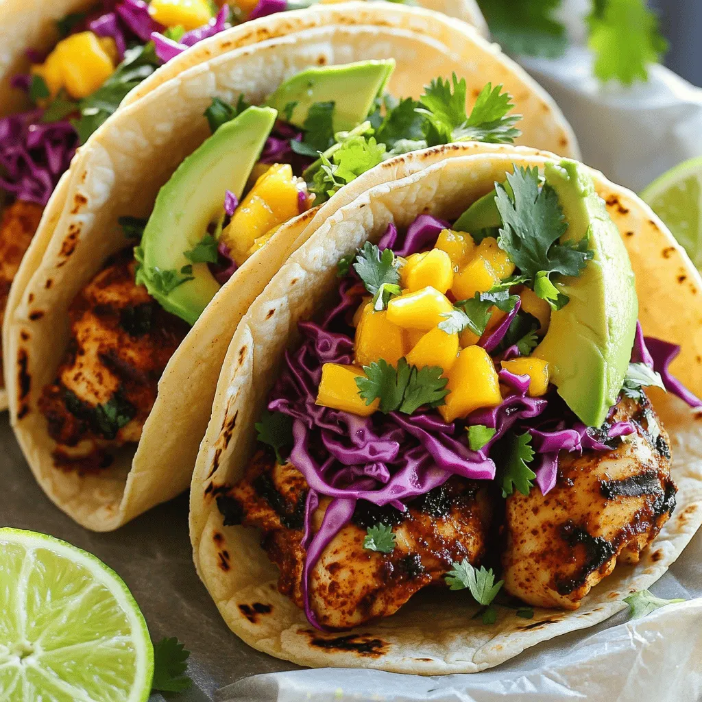 Jamaican Jerk Chicken Tacos Flavorful and Fun Meal