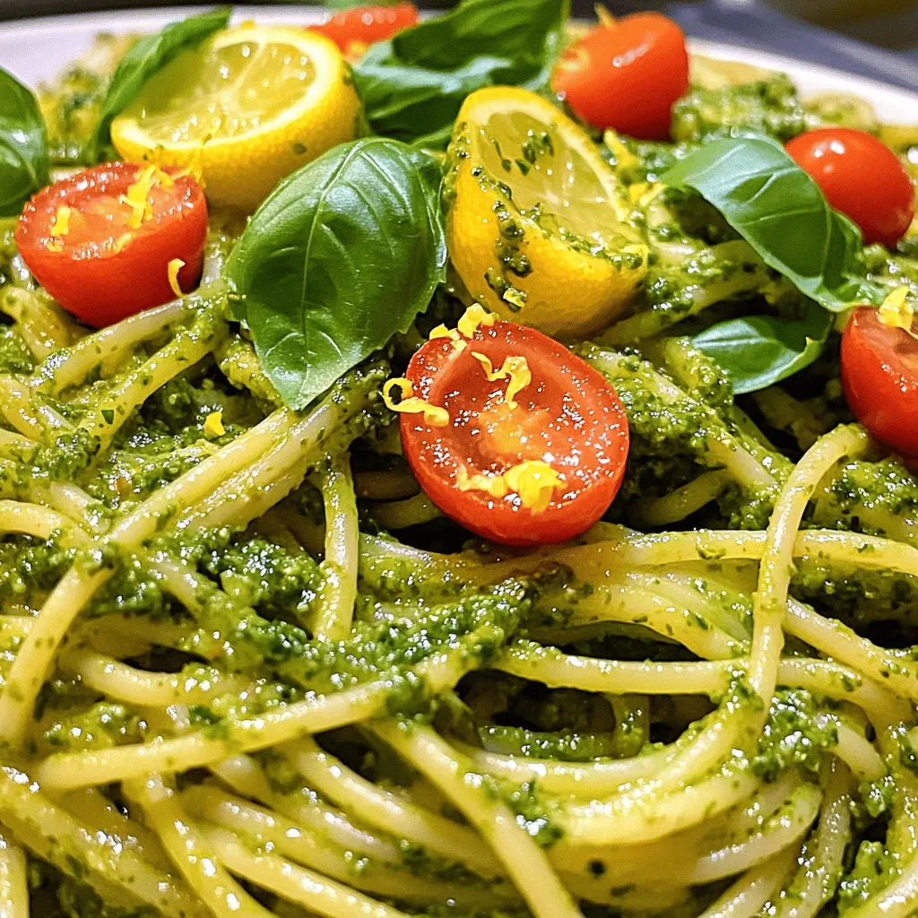 Lemon Basil Pesto Pasta Delightful and Easy Recipe