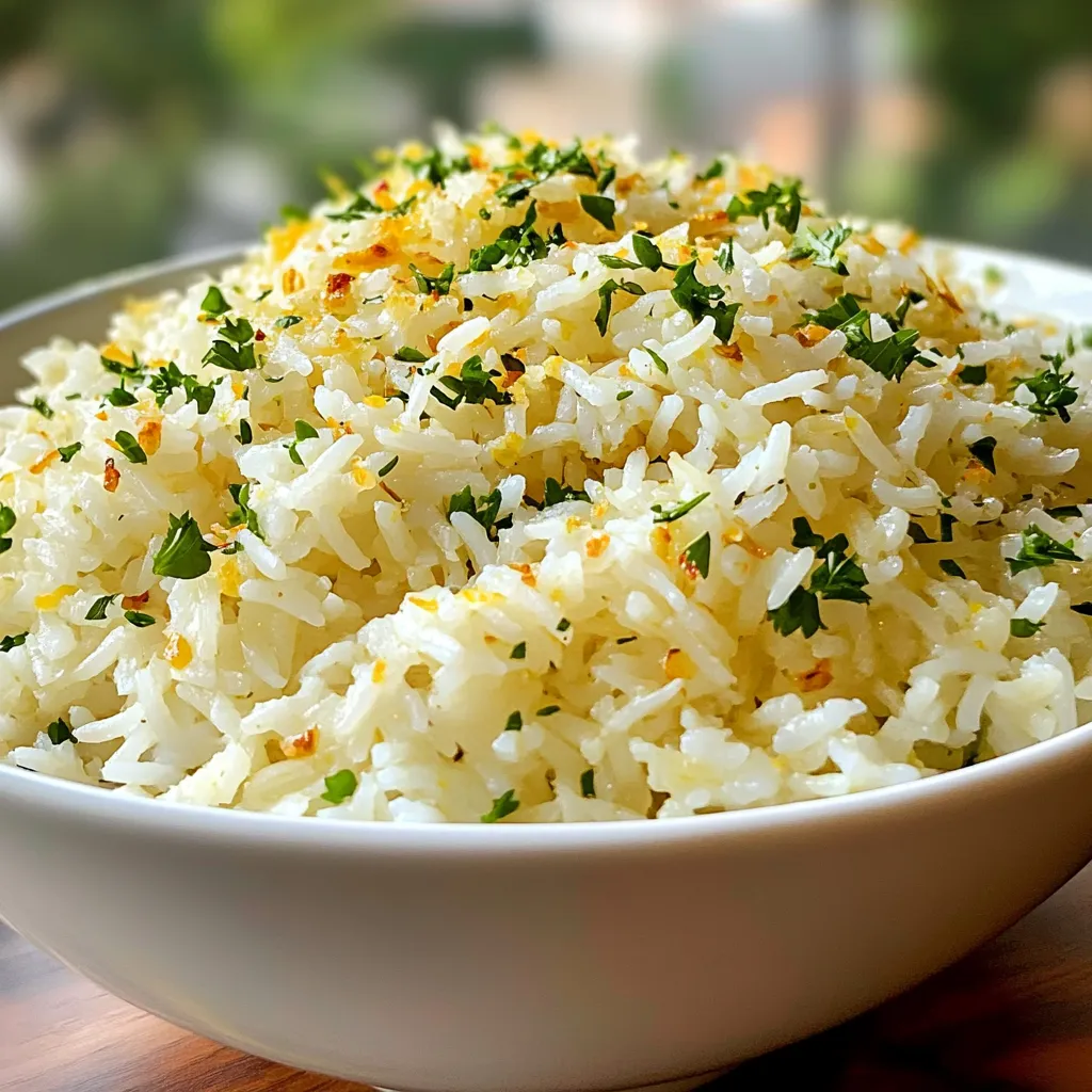 Garlic Butter Rice Delightful and Easy Recipe