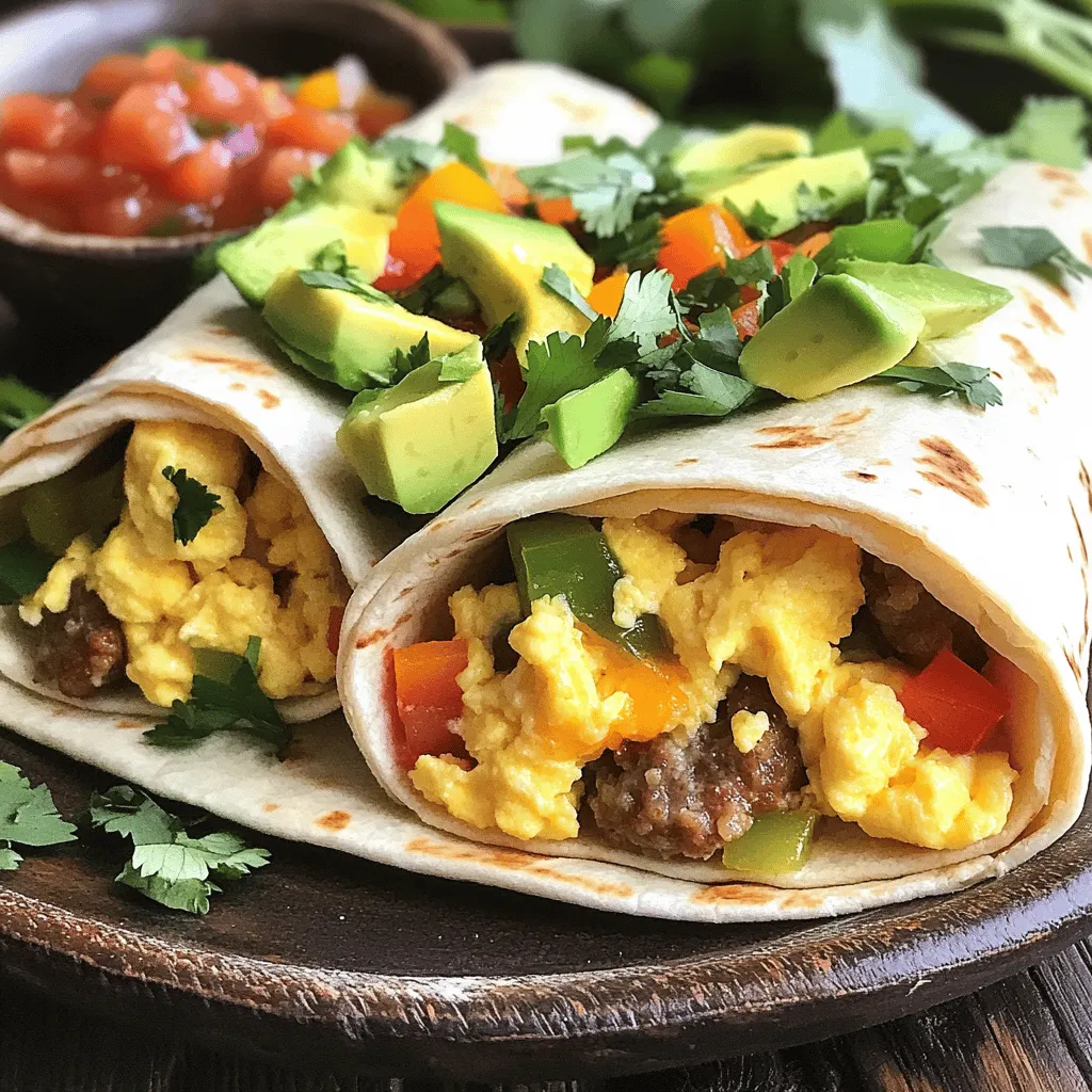 Loaded Breakfast Burritos Flavorful Morning Meal