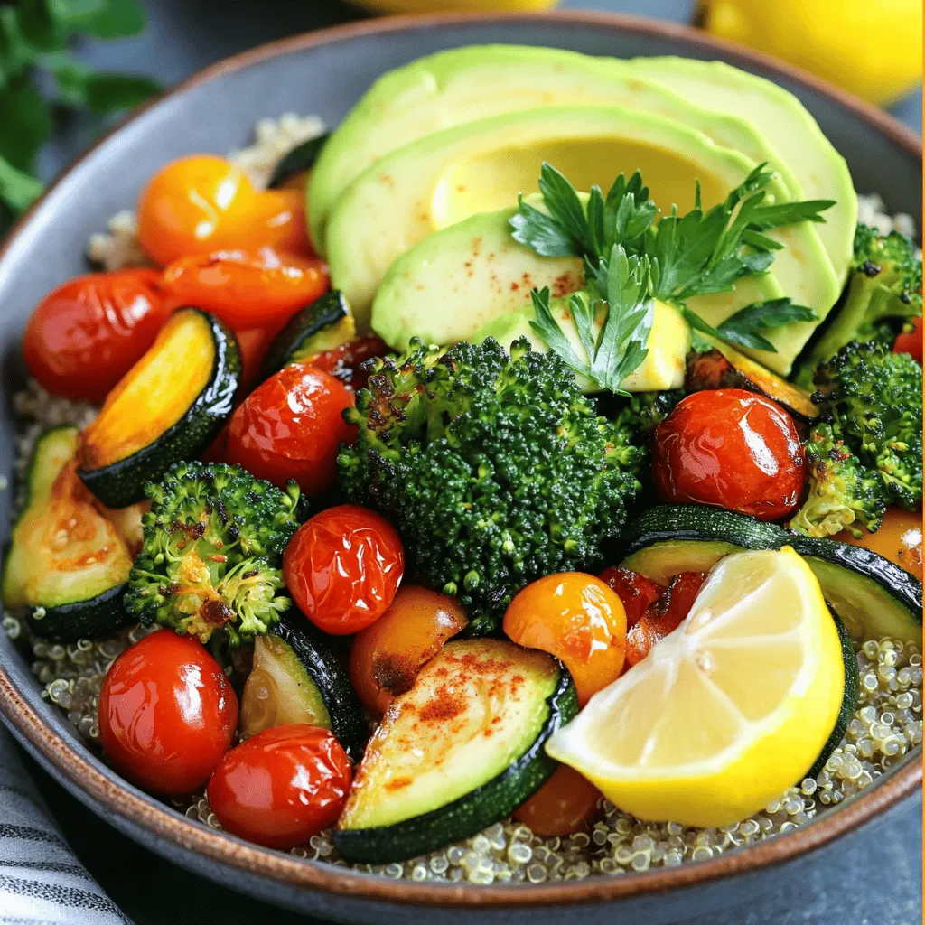 Roasted Vegetable Quinoa Bowl Flavorful and Nutritious