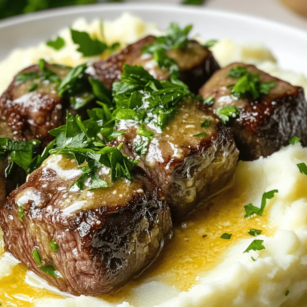 Garlic Butter Steak Bites and Mash Simple Comfort Dish