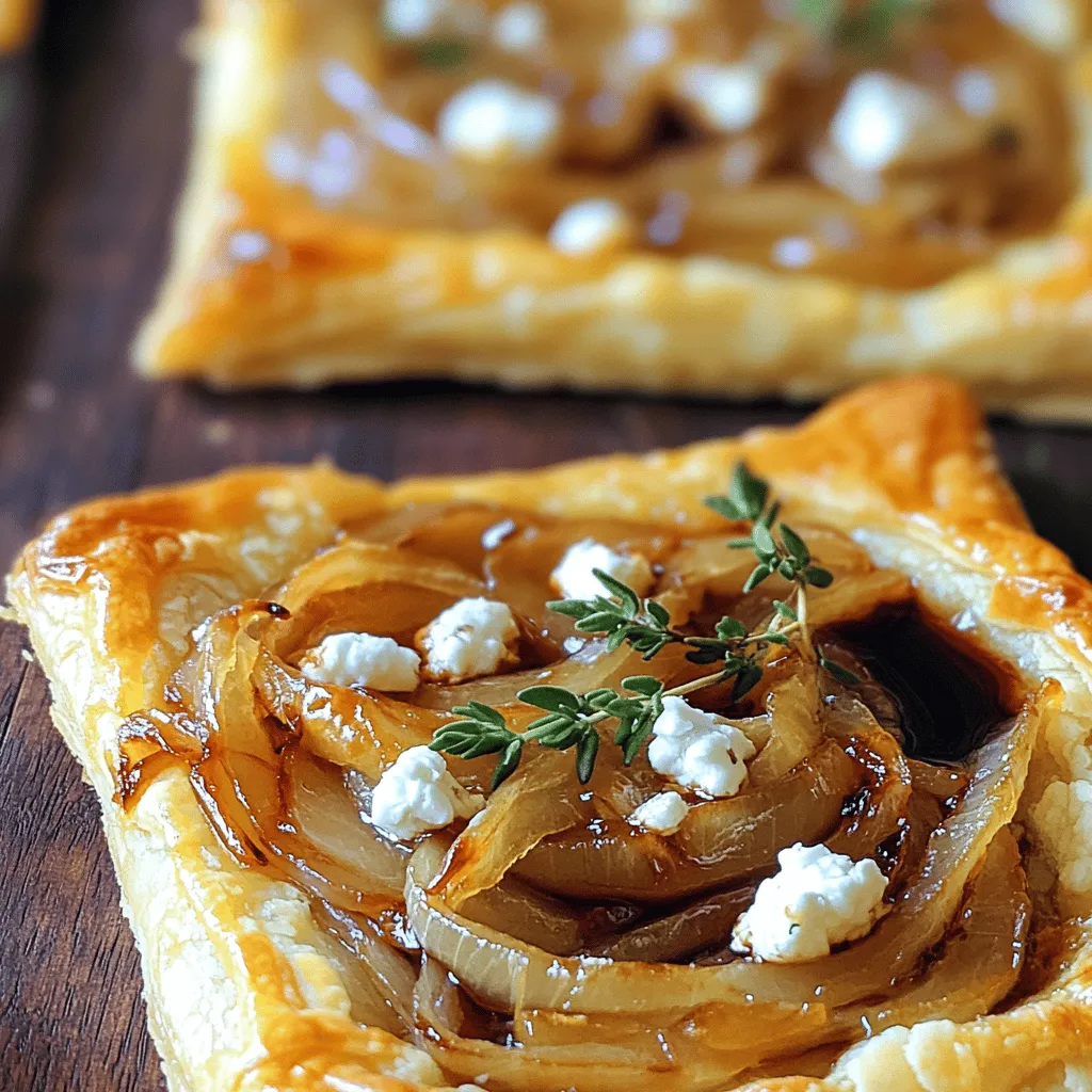 Caramelized Onion and Goat Cheese Tart Delight