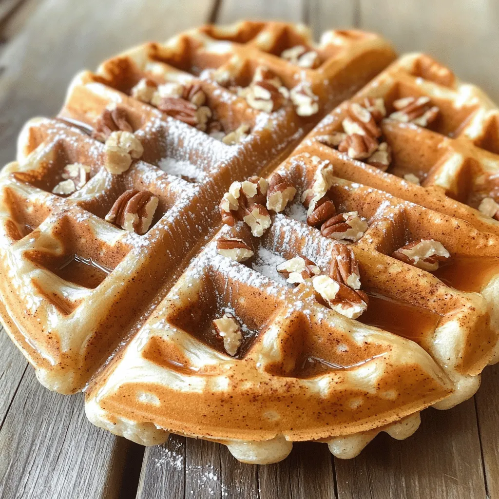 Cinnamon Roll Waffles Tasty and Easy Breakfast Option