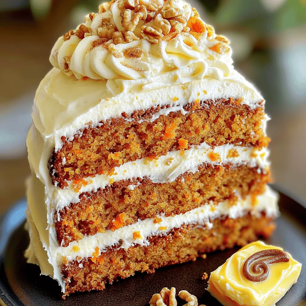 Carrot Cake With Epicurean Butter Cinnamon Delight