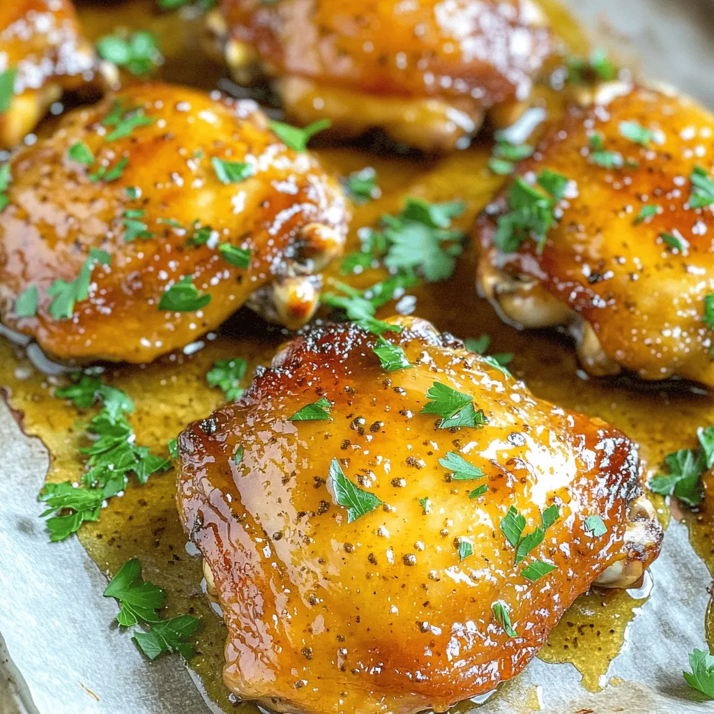Honey Mustard Chicken Thighs Flavorful Dinner Recipe