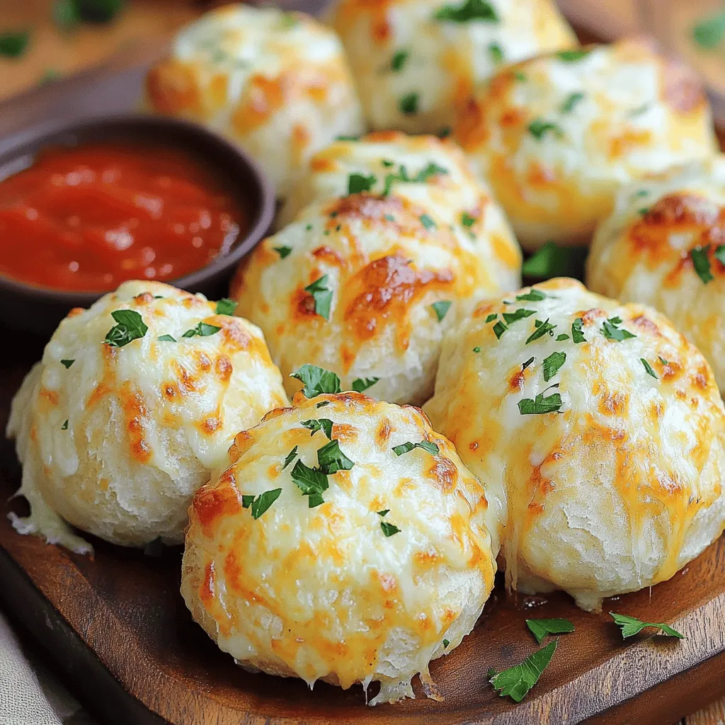 To make the best garlic butter cheese bombs, you need simple ingredients. These items create a tasty snack or appetizer.