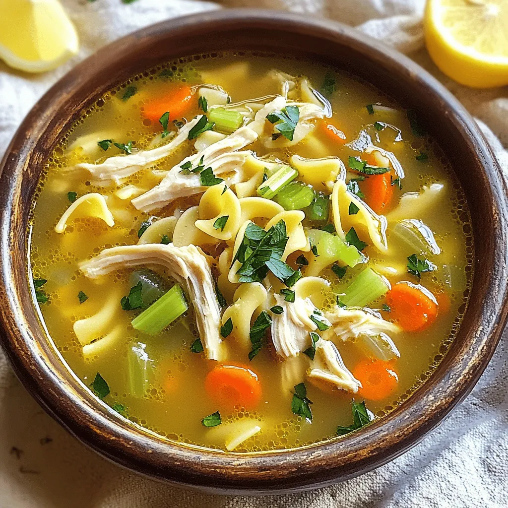 Chicken Noodle Soup RECIPE for Comforting Flavor