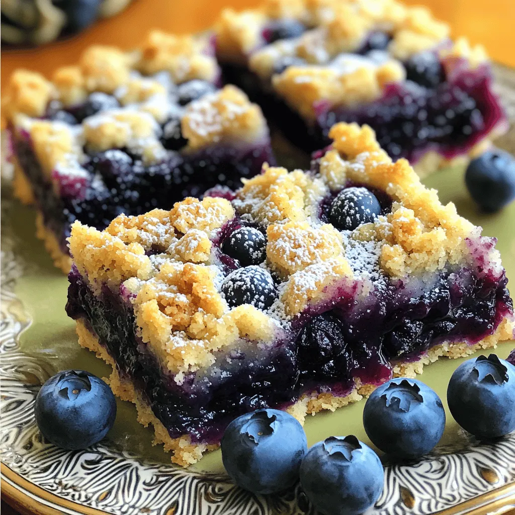 Blueberry Crumble Bars Delightfully Simple Treat