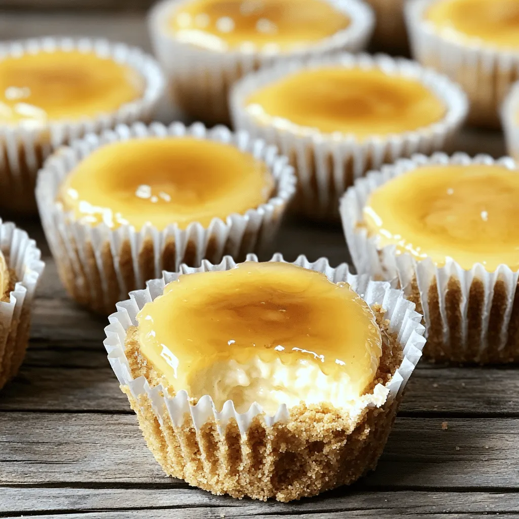Mini Crème Brûlée Cheesecakes Delightful Dessert Treat