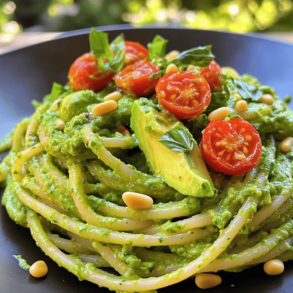 Avocado Green Goddess Pasta Fresh and Flavorful Dish