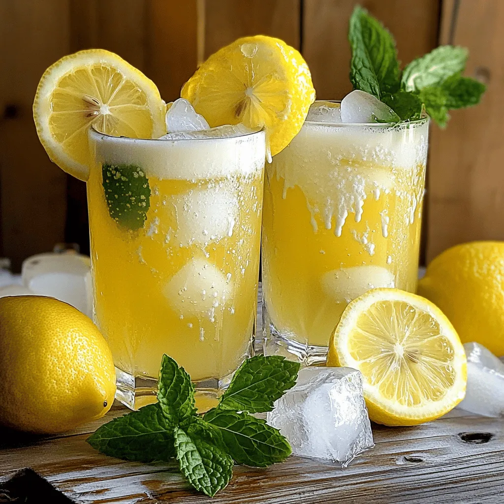 Condensed Milk Lemonade Refreshing Summer Beverage