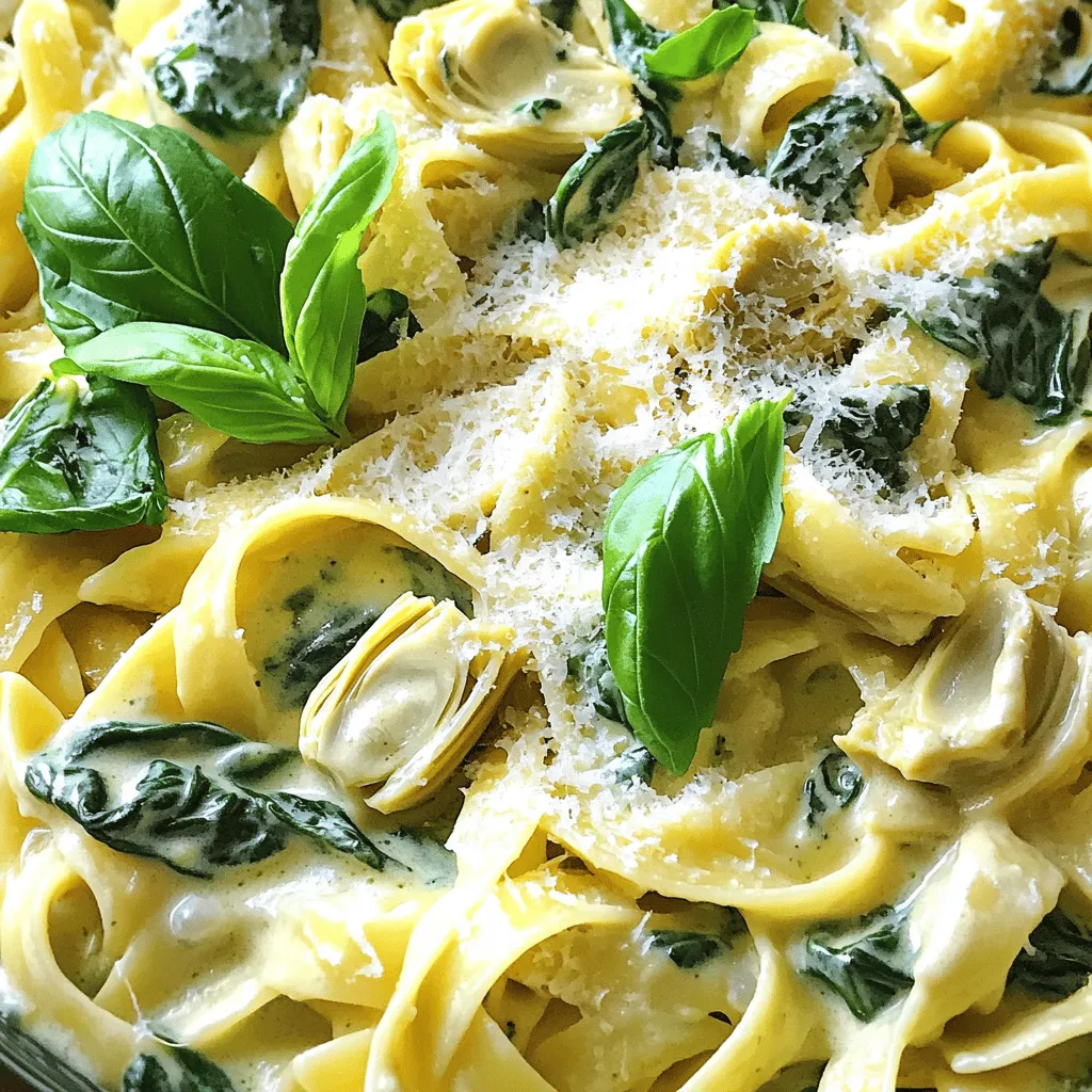 Creamy Spinach and Artichoke Pasta Delight Recipe