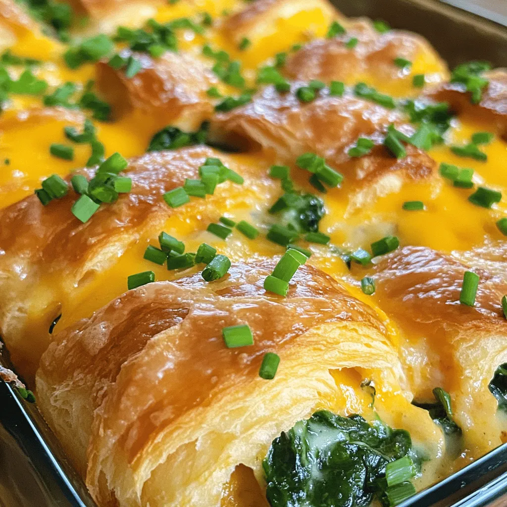 Overnight Croissant Breakfast Casserole Delight