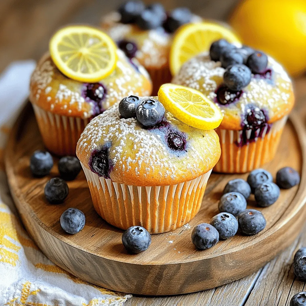 Lemon Blueberry Muffins Quick and Flavorful Recipe