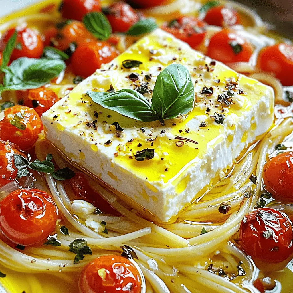 Baked Feta Pasta With Tomato Simple and Tasty Dish