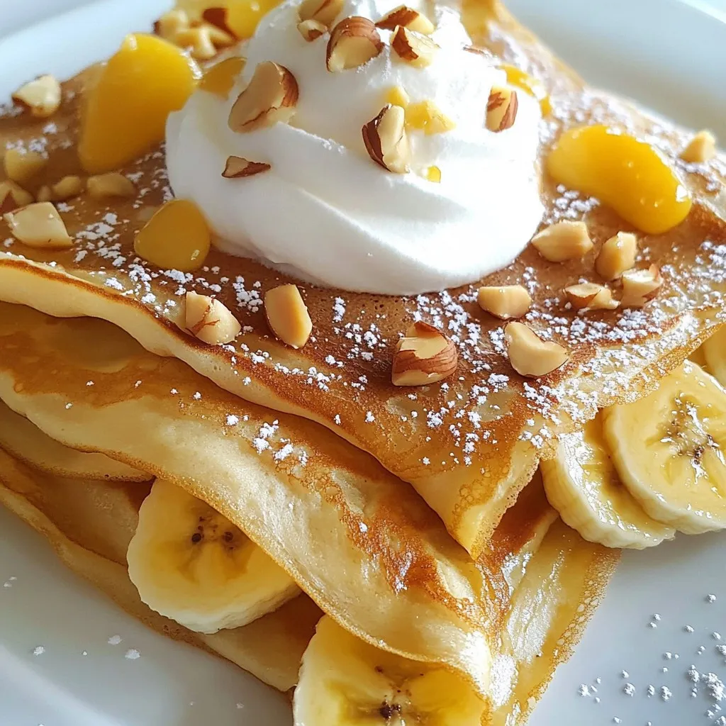 Banana Nutella Crepes Delightful and Easy Recipe