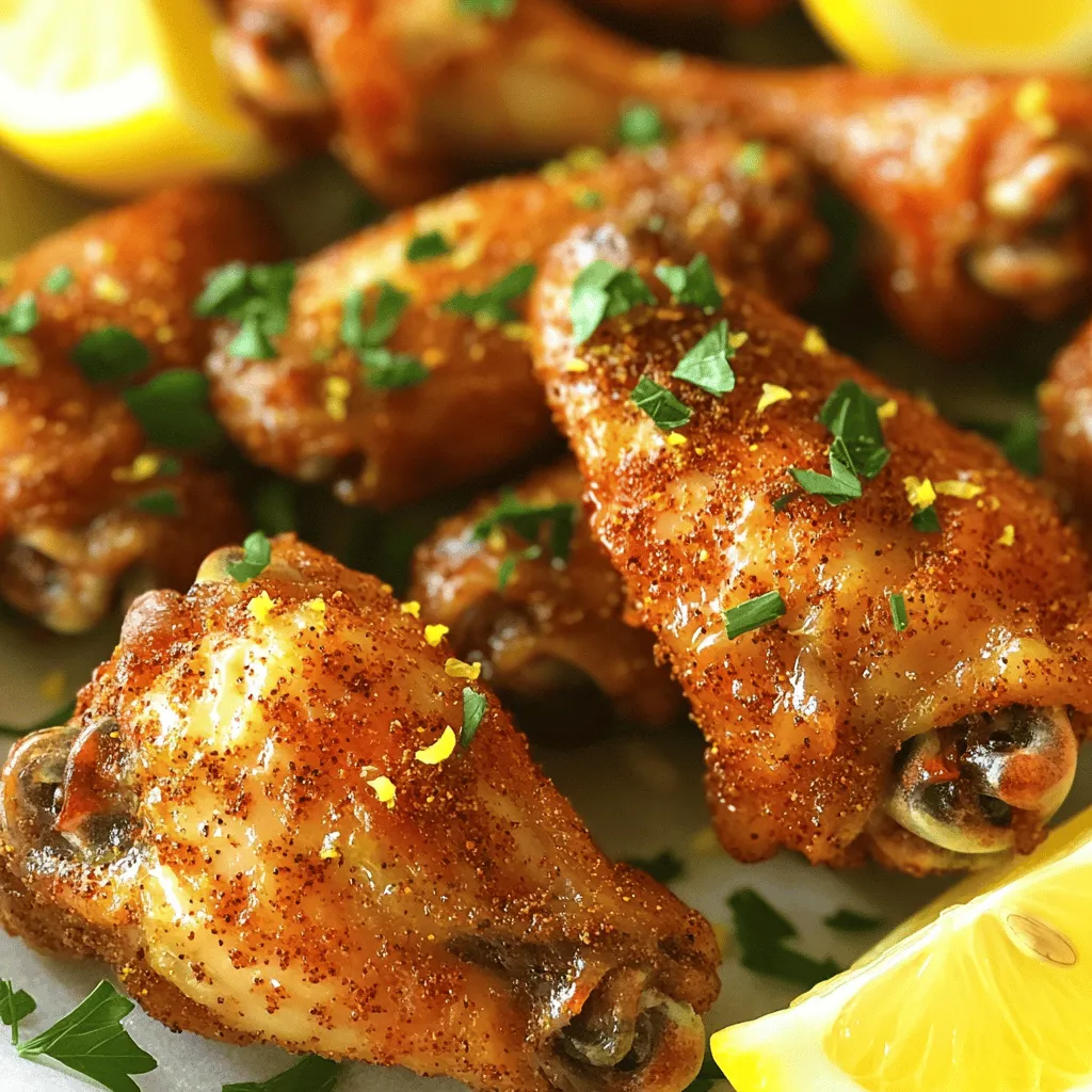 Savory Air Fryer Lemon Pepper Chicken Wings Recipe