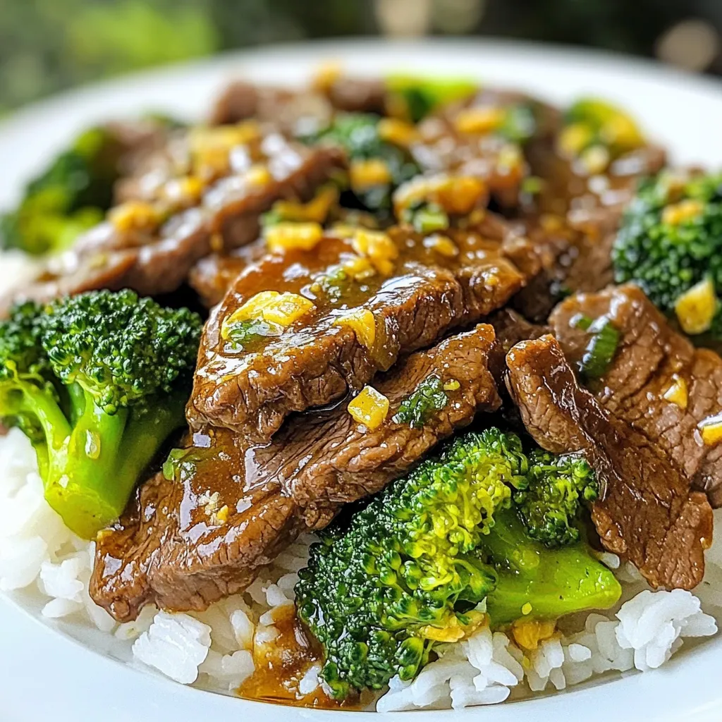 Chinese Beef and Broccoli Flavorful Stir-Fry Recipe