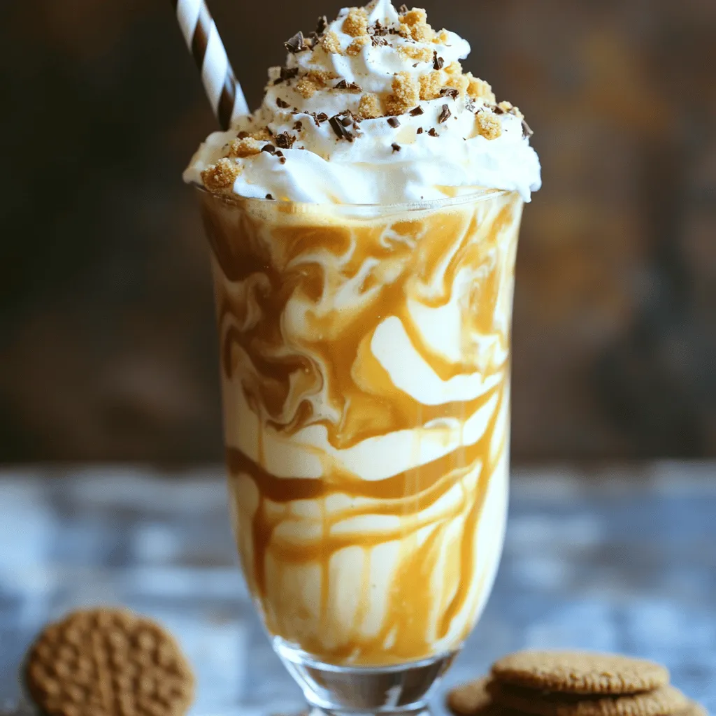 Creamy Biscoff Cookie Butter Milkshake Delight