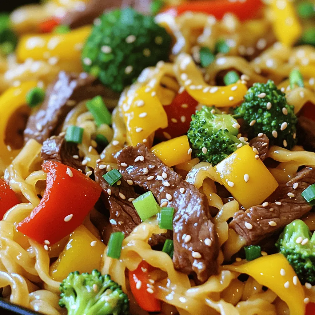 Teriyaki Beef Noodles Flavorful and Quick Recipe
