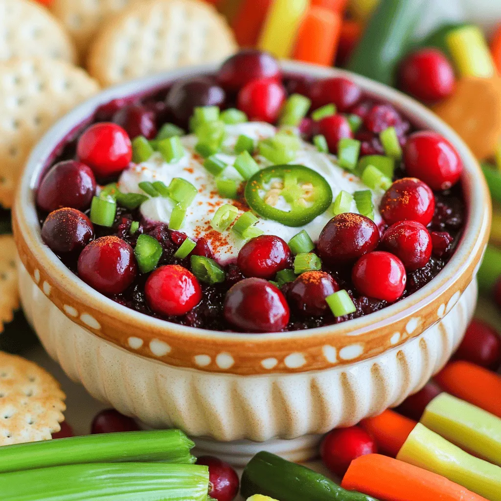 Cranberry Jalapeño Dip Fun and Flavorful Delight