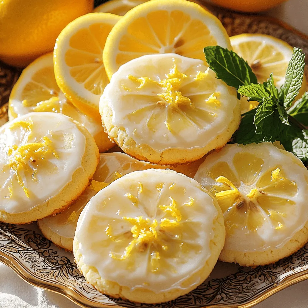 Glazed Lemon Sugar Cookies Irresistible Sweet Treat