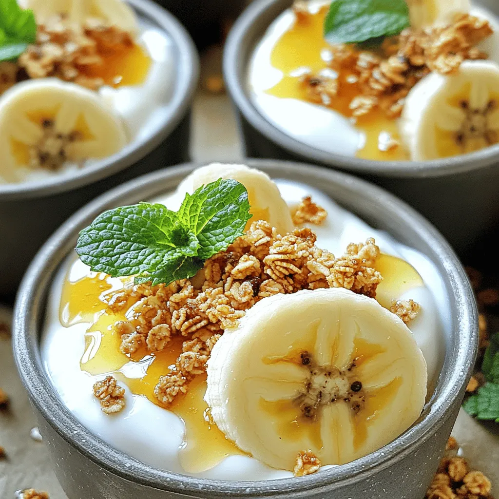 Healthy Greek Yogurt Banana Pudding Smooth and Delicious