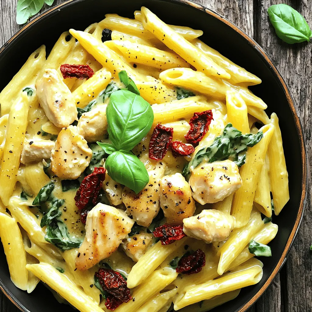 For a tasty Instant Pot Tuscan chicken pasta recipe, you need simple, fresh ingredients. Start with boneless, skinless chicken breasts. They cook quickly and stay juicy in the Instant Pot. Cut them into bite-sized pieces for even cooking.
