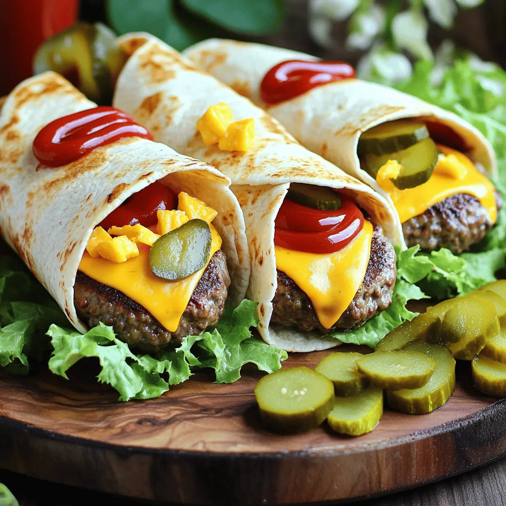 Best Recipe For Grilled Cheeseburger Wraps You&#8217;ll Love
