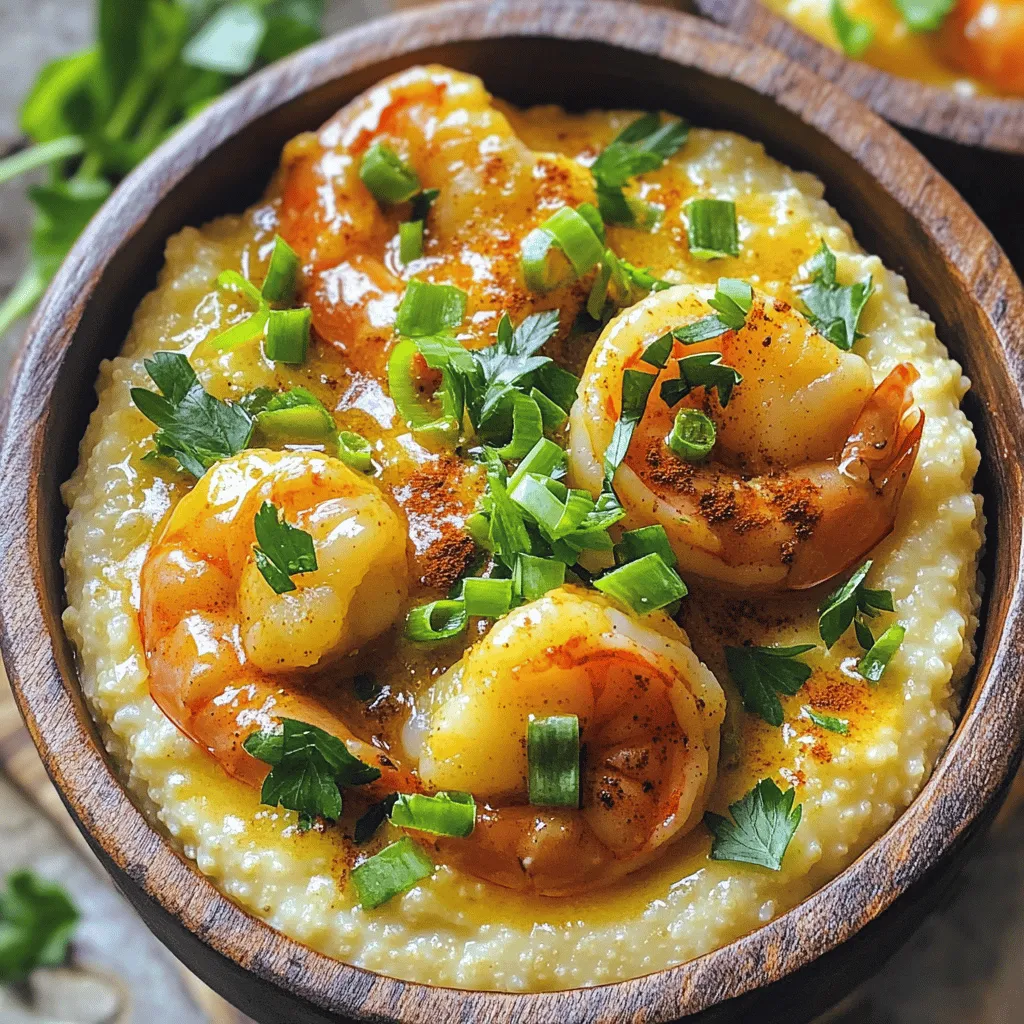 Garlic Butter Shrimp and Grits Flavorful Comfort Dish