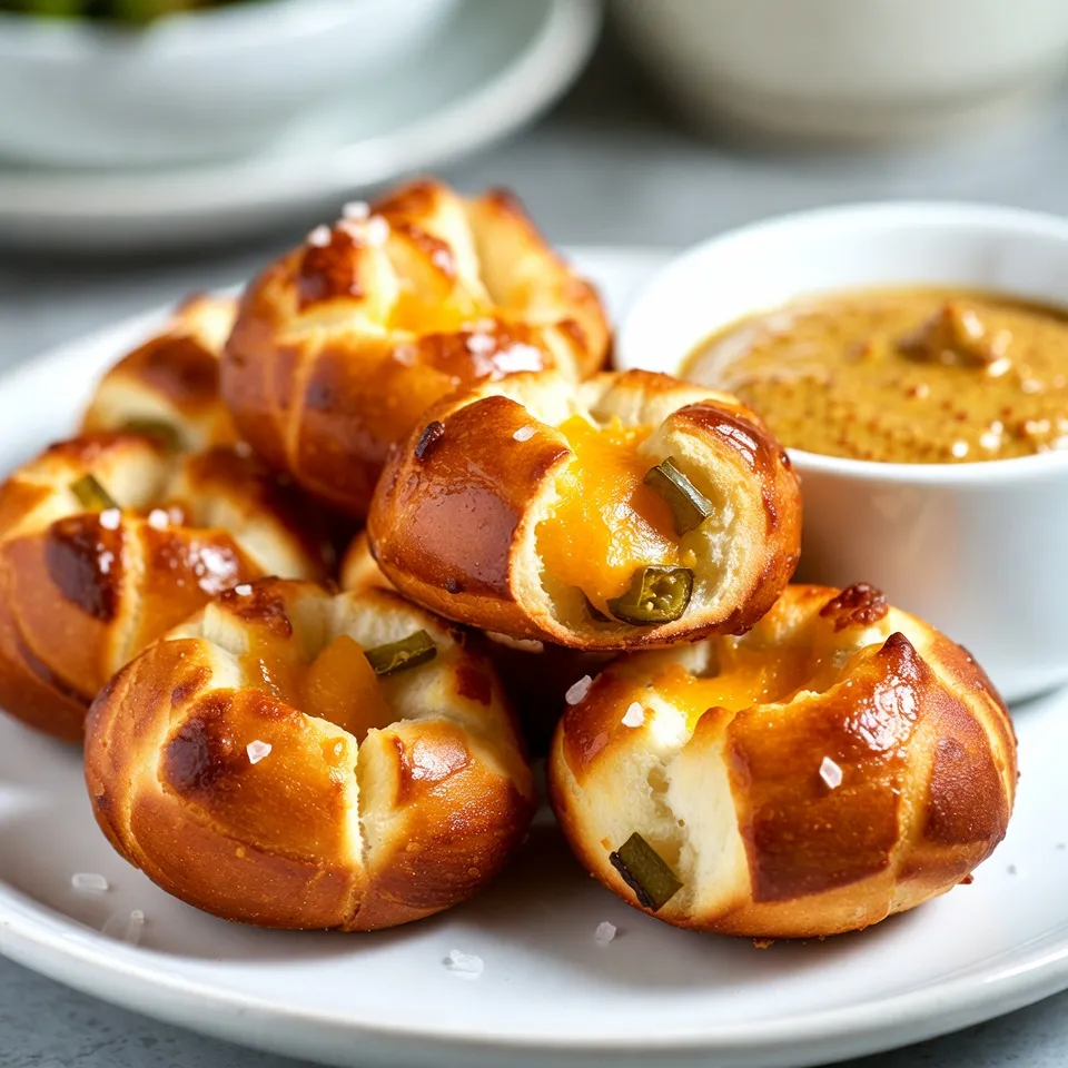 Jalapeño Cheddar Pretzel Bites Tasty and Simple Recipe