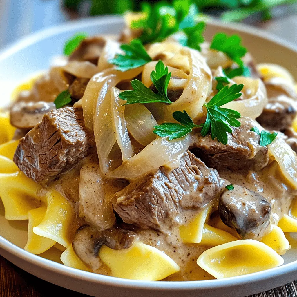 Classic Beef Stroganoff Flavorful and Easy Recipe