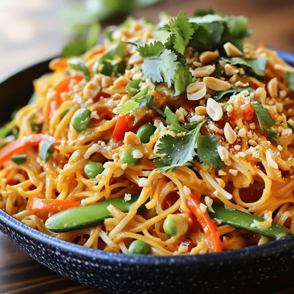 Spicy Thai Peanut Noodles Bold and Flavorful Dish