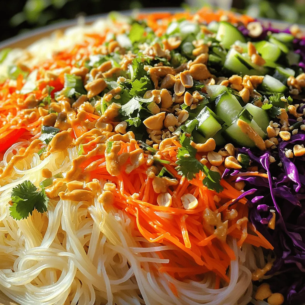 Thai Peanut Noodle Salad Flavorful and Fresh Meal