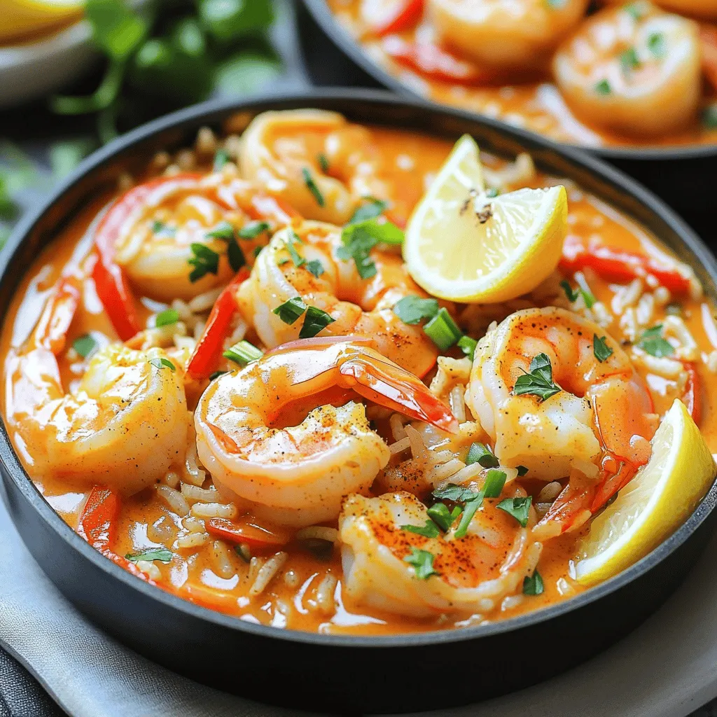 Creamy Cajun Shrimp &#038; Rice Skillet Flavorful Dinner
