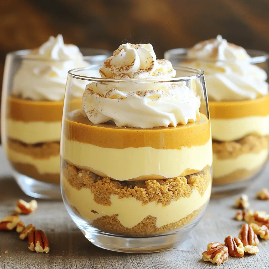 No Bake Pumpkin Cheesecake Trifles Delightful Treat