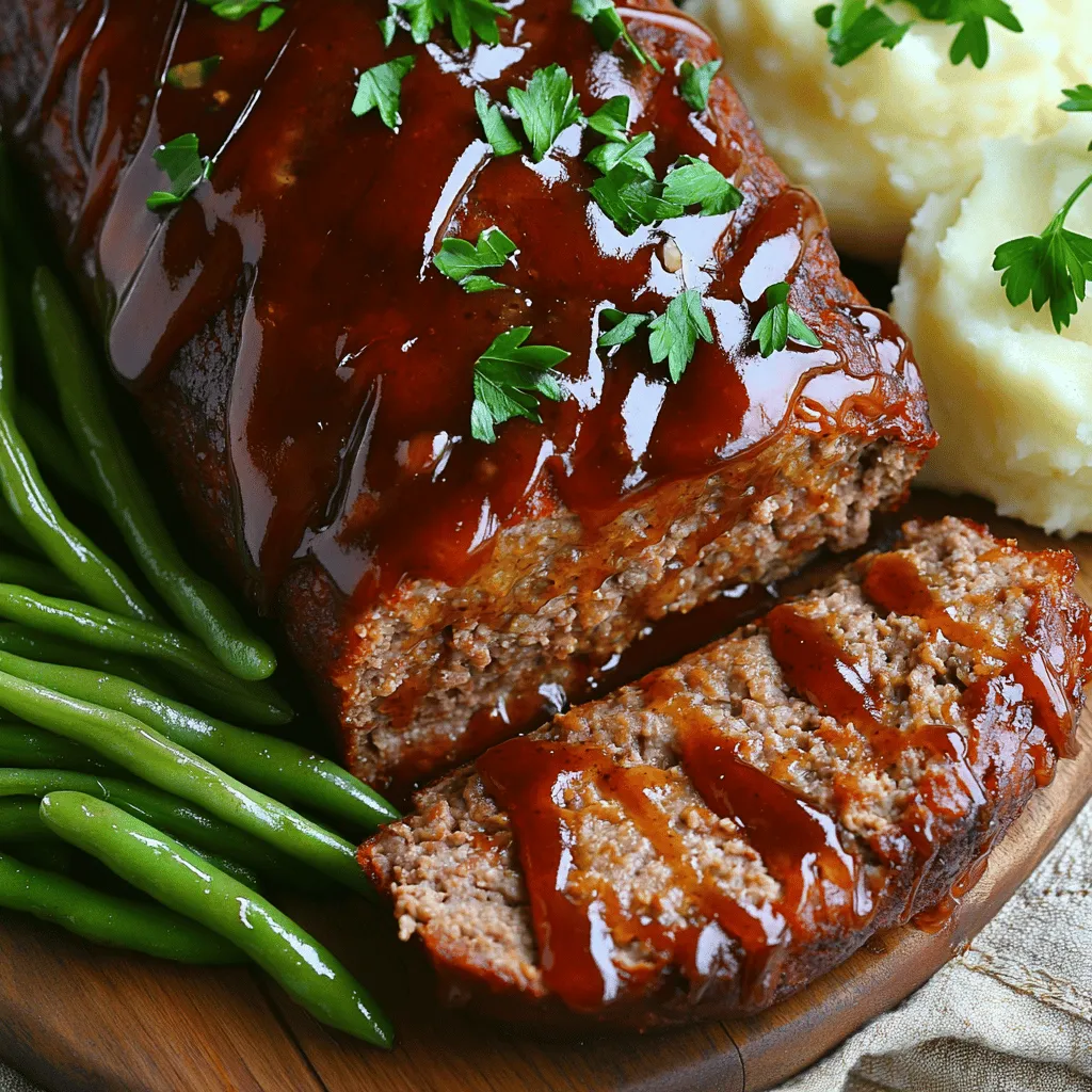 The honey BBQ meatloaf recipe shines due to its simple yet tasty ingredients. The first key ingredient is ground beef. I recommend using 1 ½ pounds of a blend with some fat. This fat keeps the meatloaf moist and adds flavor.