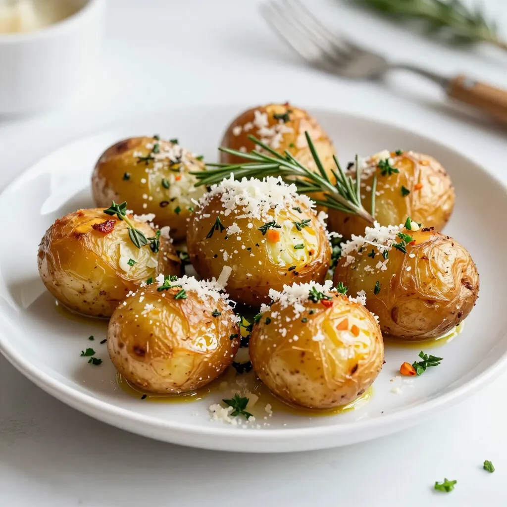 Parmesan Herb Roasted Potatoes Flavorful Side Dish