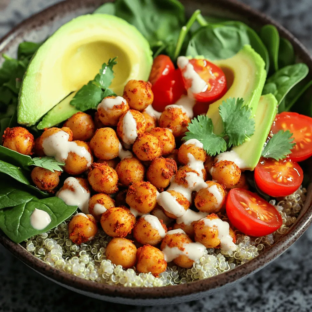 Spicy Chickpea Buddha Bowl Tasty and Easy Recipe