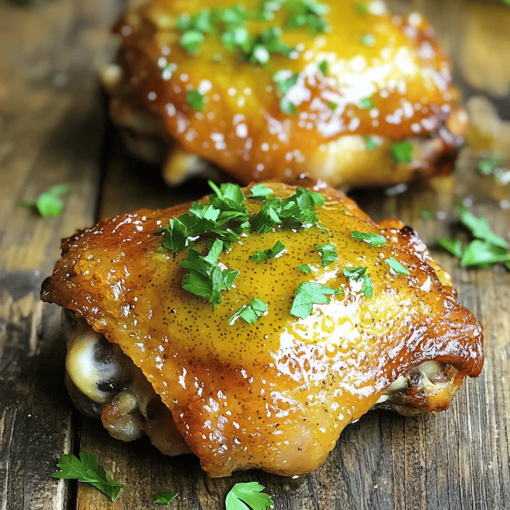 Honey Mustard Chicken Thighs Savory and Simple Meal