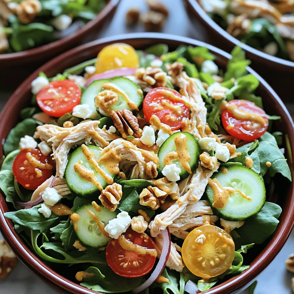 Honey Mustard Chicken Salad Fresh and Flavorful Dish