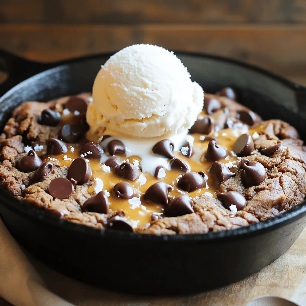 Chocolate Chip Skillet Cookie Irresistible Dessert Delight