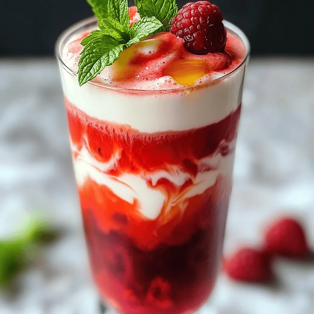Raspberry Hibiscus Latte Flavorful and Refreshing Drink